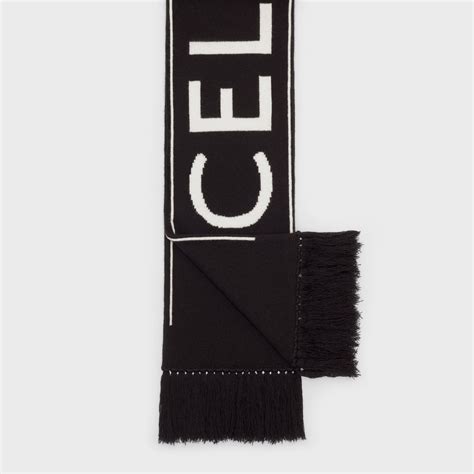 celine scarf cashmere|CELINE SCARF IN WOOL AND CASHMERE.